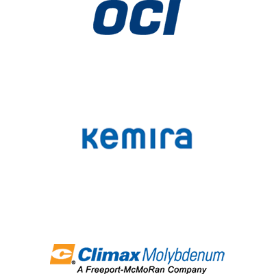 logo's: OCI, Kemira, Climax Molybdenum