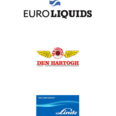 logo's: Euroliquids, Den Hartogh, Linde